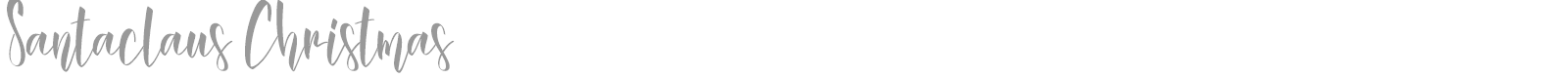 Santaclaus Christmas font preview